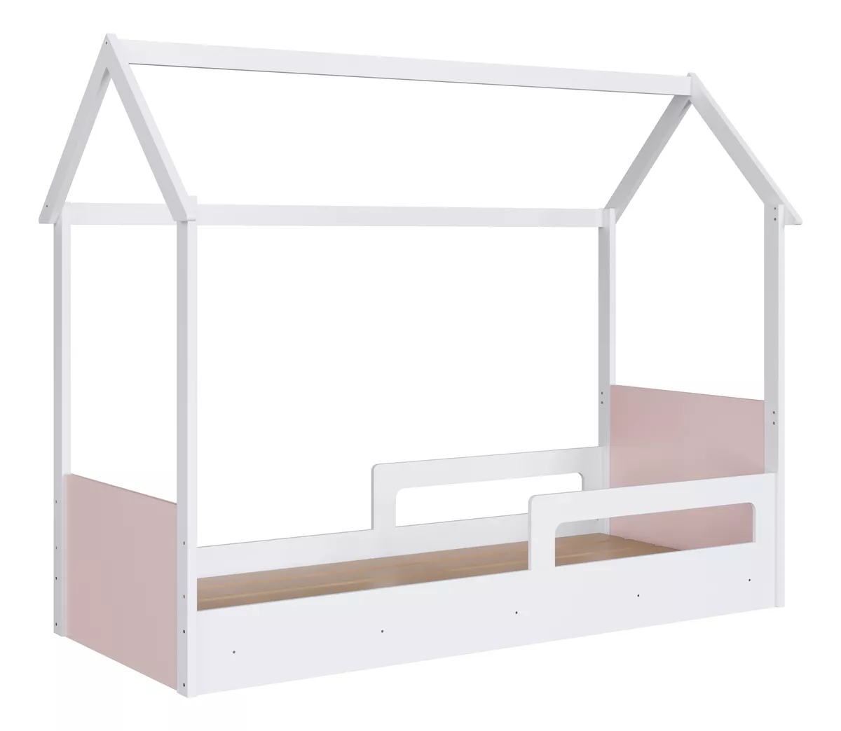 Cama Infantil Estilo Montessori Rosa - Image 5