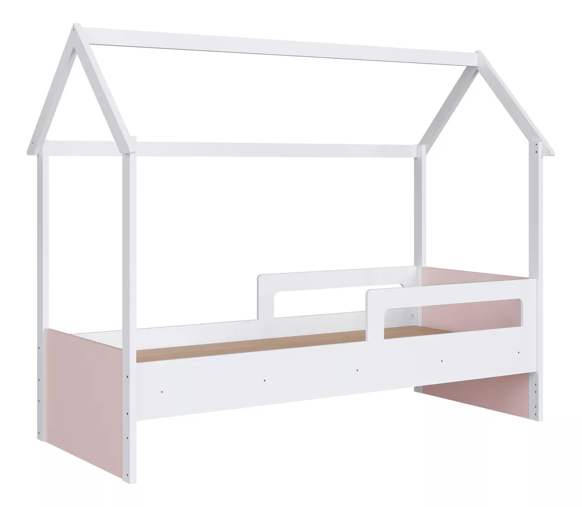 Cama Infantil Estilo Montessori Rosa - Image 6