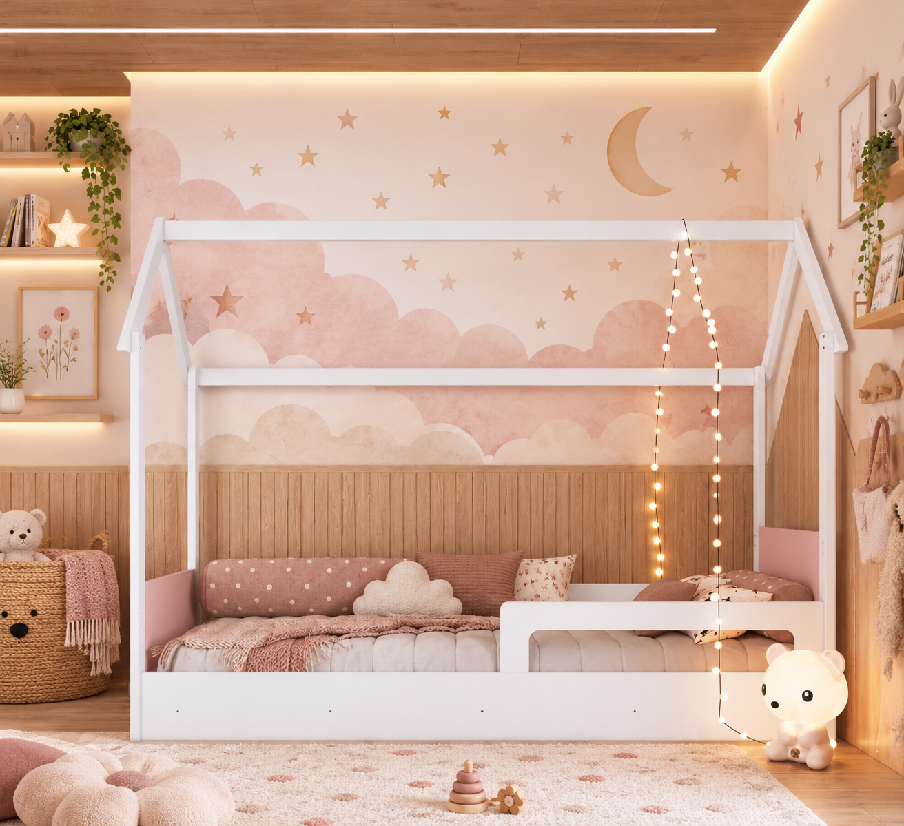 Cama Siena - Rosado