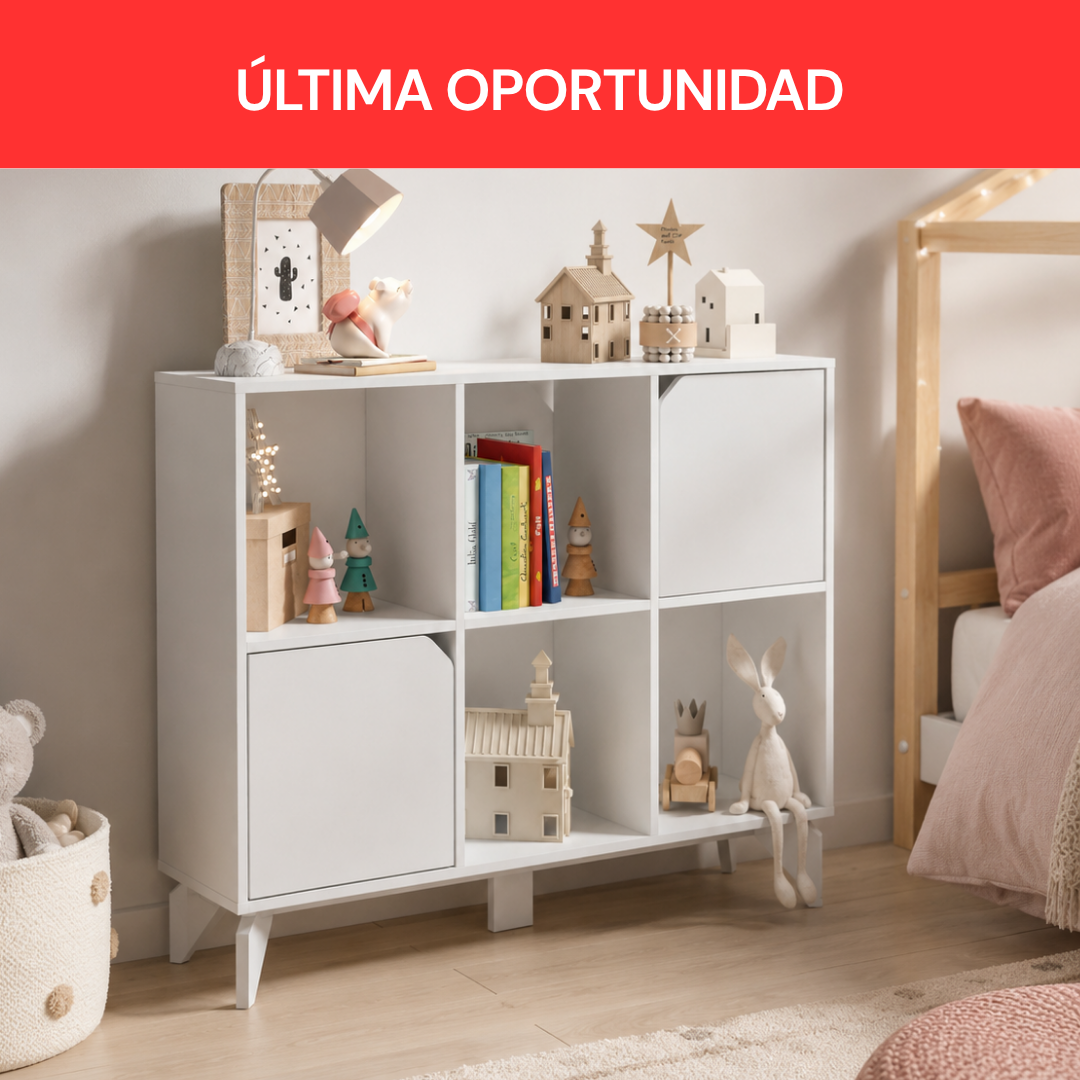 Estantería Lina - 6 nichos