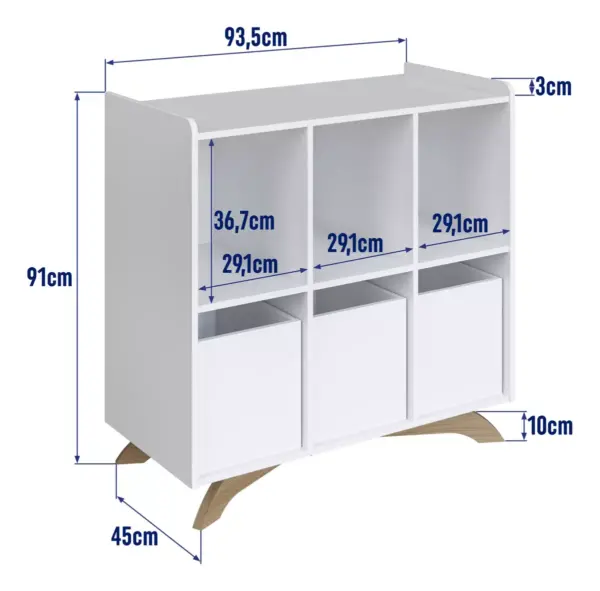 Estantería Infantil Blanca - Imagen 3